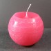Rustic 10cm Diameter Cerise / Hot Pink Ball Candles